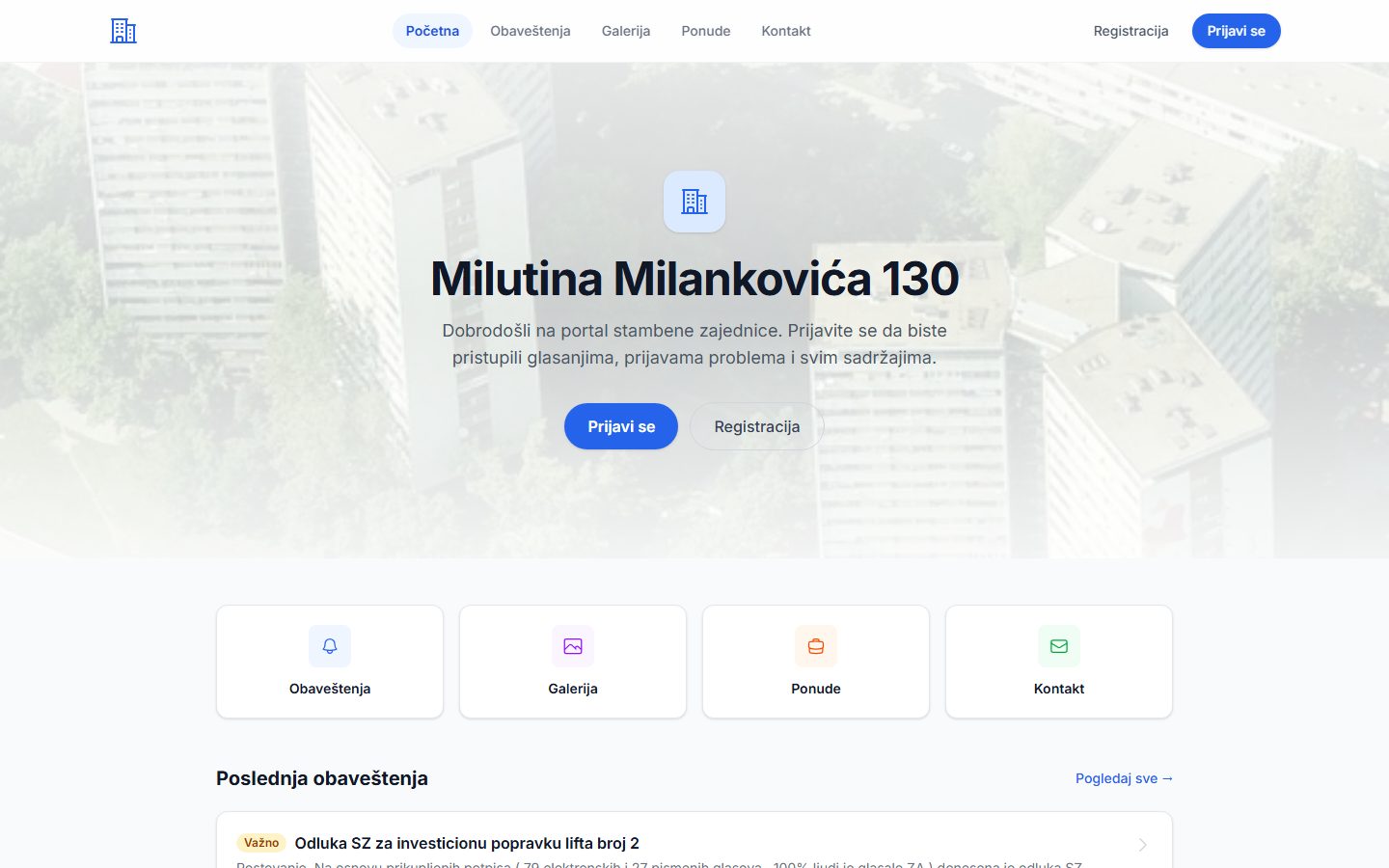 Milutina Milankovića 130 — screenshot
